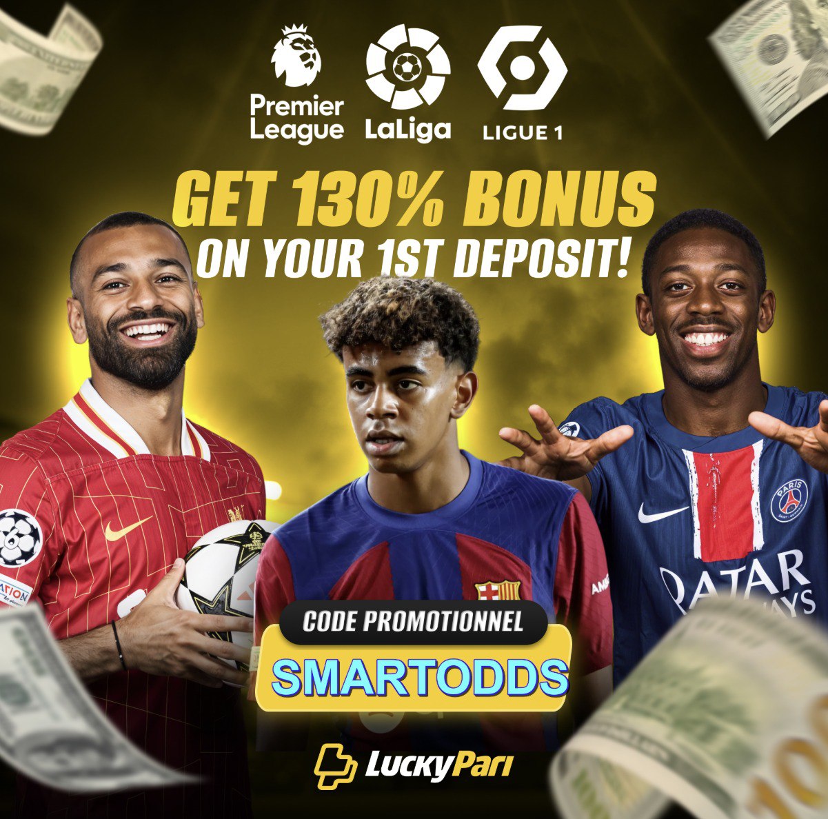 LuckyPari 130% Bonus Offer